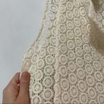 Chelsea 28 Cream Lace Full Zip Vest M Photo 7