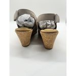 NWT Rockport Briah Perforated Farro Nubuck Sling Back Wedge Sandals Women’s 11 M Tan Photo 6