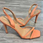 Veronica Beard  coral slingback heels flawed size 9.5 womens Photo 0