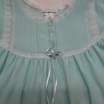 Vintage Fundamentals from SEARS Long Sleeve Nightgown W/Lace Trim LG BLUE‎ NEW Size undefined Photo 6