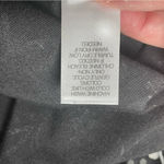 J. Jill Shirt Dress Small Black Floral Print Button Front Stretch Cotton Knit Black Photo 6