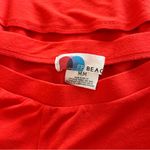 Free People red orange strapless layered + relaxed boho short sunsational set Photo 8