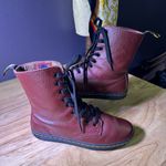Dr. Martens  Cherry Red Ankle Booties Photo 2