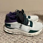 On Cloud Running Cloudnova White Violet Green Sneaker Photo 8