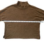 LNA Brown Rust Ribbed Women Turtleneck Long Sleeve Top Size XS Photo 5