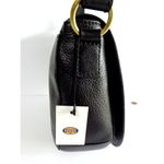 Fossil NEW  Black CALF HAIR LEATHER HANDBAG Western Snap Flap Crossbody Purse Photo 6