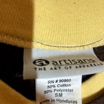 Artisan Vintage Artisans Double Collar 1/4 Zip Sweatshirt 90s Cardinal Fall Leaf Brown S Photo 2