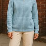 Venezia Jeans vintage Women's Size 7 Blue Ribbed Zip Photo 0