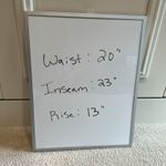 NYDJ ‎ Linen Blend Crop Wide Leg Pants 14W Navy Classic Nautical Preppy Resort Photo 8