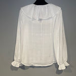 cupio  White Blouse With Black Bow Size Small Photo 3