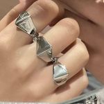 Topshop Forever 21 Silver armor ring size 6-6.5 Photo 1
