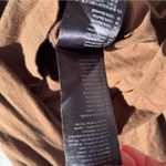 Oska Drapey Cowl Neck Brown Long Sleeve Shirt Top Size 2 8/10 M 100% Cotton Size M Photo 5