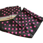 Bill Blass  Vintage Silk Long Neck Scarf Polka Dot Striped 80's-90's Handbag Wrap Photo 2