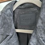 BLANK NYC  Suede Moto Jacket Grey Photo 1