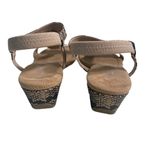 Alfani  Vacanzaa Step Flex Women's Faux Leather Wedge Sandals Snake Print Sz 7.5 Photo 2