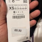 ZARA  satin effect shirt dress Photo 3