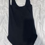 H&M Black Ribbed Bodysuit Photo 0