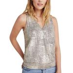 Anthropologie By Sabrina Shimmer Tank Top Photo 0