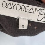 Urban Outfitters Daydreamer LA Distressed Peplum Top Tee Shirt Grey Medium Photo 88