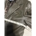 Harold's Leather Blazer Women's Size 8 Chocolate Brown Soft Jacket Photo 5