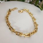 Gold Filled HardWear Graduated Link Chain Bracelet Photo 0