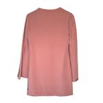 Elizabeth and James  Silk Long Sleeve Sheath Dress Bell Sleeve Romantic Sz 4 Rose Photo 8