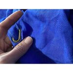 Maeve  Elseby Lace Up Midi Blue Sleeveless Dress Linen Blend S Photo 8