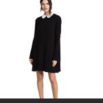 Cinq à Sept Cinq A Sept Jana swing knit sweater Peter Pan collar black dress size XS Photo 1