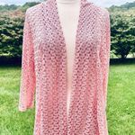 Olivia Blu Women’s Lace Cardigan Kimono Pink Size M Photo 4
