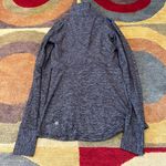 Lululemon Kanto Catch Me 1/2 Zip Heather Black White Pullover Long Sleeve Top 4 Photo 2