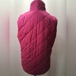 Miami  Quilted Maroon Vest Photo 5