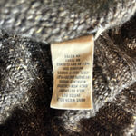 LL Bean Womens‎ Sweater Button Down Wool Blend Grampacore Brown Black Speckled L Size L Photo 4