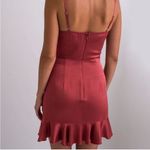 Donna Mizani xRevolve Antonia Faux Wrap Spaghetti-Strap Ruffle Dress Size M $215 Photo 4