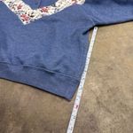 American Vintage Vintage cottagecore coquette grandma grannycore floral collared sweatshirt Photo 3