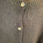 Apt. 9  Women's Classic Black Angora Blend Cardigan soft Luxurious Old Money Fall Photo 5