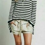Free People COUNTING STRIPED SWING LONG SLEEVE SWEATER TUNIC DRESS Photo 0