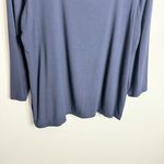 Chico's Chico’s Touch of Cool Square Neck Tee In Navy Stretch Size Large Chico’s Size 2 Photo 6