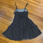 Gap  Black White Polka Dot Smocked Bodice Spaghetti Strap Mini Dress Size Small Photo 3