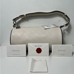 Gucci GG Blondie Logo Small Leather Circle Cylindrical Barrel Shoulder Bag Purse Photo 3