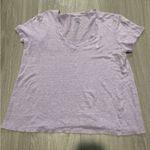 Ralph Lauren Polo by Women's Light Purple V-Neck Tee Photo 0
