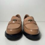 Free People Liv Camel Penny Leather Loafer Shoe Photo 5