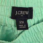 J.Crew  Linen-blend drawstring short in Mint Size 2X NEW‎ Photo 6