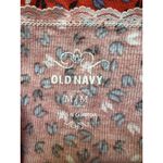 Old Navy  Women's Lace‎ Trim Cami Henley Ribbed Tank Top Y2K Retro Photo 3