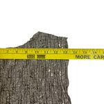 Annie Alexander Sleeveless Top Metallic Crinkle Textured‎ Gray Large Photo 6