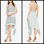 BCBGMAXAZRIA ๐๐ High Low Halter Maxi Scarf Dress Photo 1