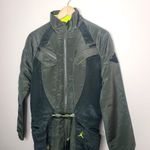 Jordan NIKE Air Flight Suit Olive Khaki Cyber Zip Jumpsuit Breakdance Future XS Photo 6