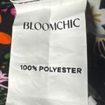 Bloom Chic Black Floral Square Neck Peasant Tunic Top Plus Size 18 20 Photo 3