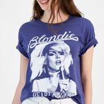 Love Tribe  Blondie Heart of Glass Blue Graphic T-Shirt size M Photo 5