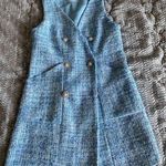 VERO MODA Sleeveless Tweed Blazer Mini Dress Size S Photo 0