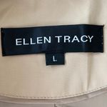 Ellen Tracy Short Trench Coat Size Large NWT Photo 3